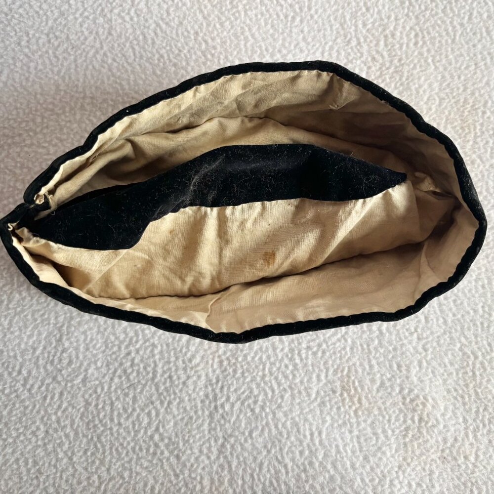 Antique Victorian Men's Hand Made Embroidered Smoking Cap - Picture 8 of 16